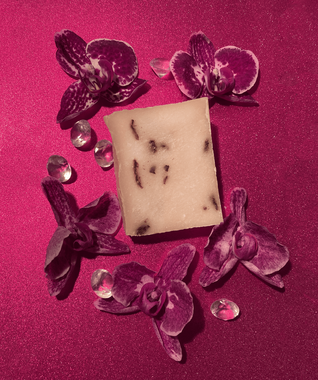 Strawberry-rose soap