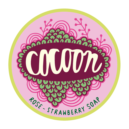 Strawberry-rose soap