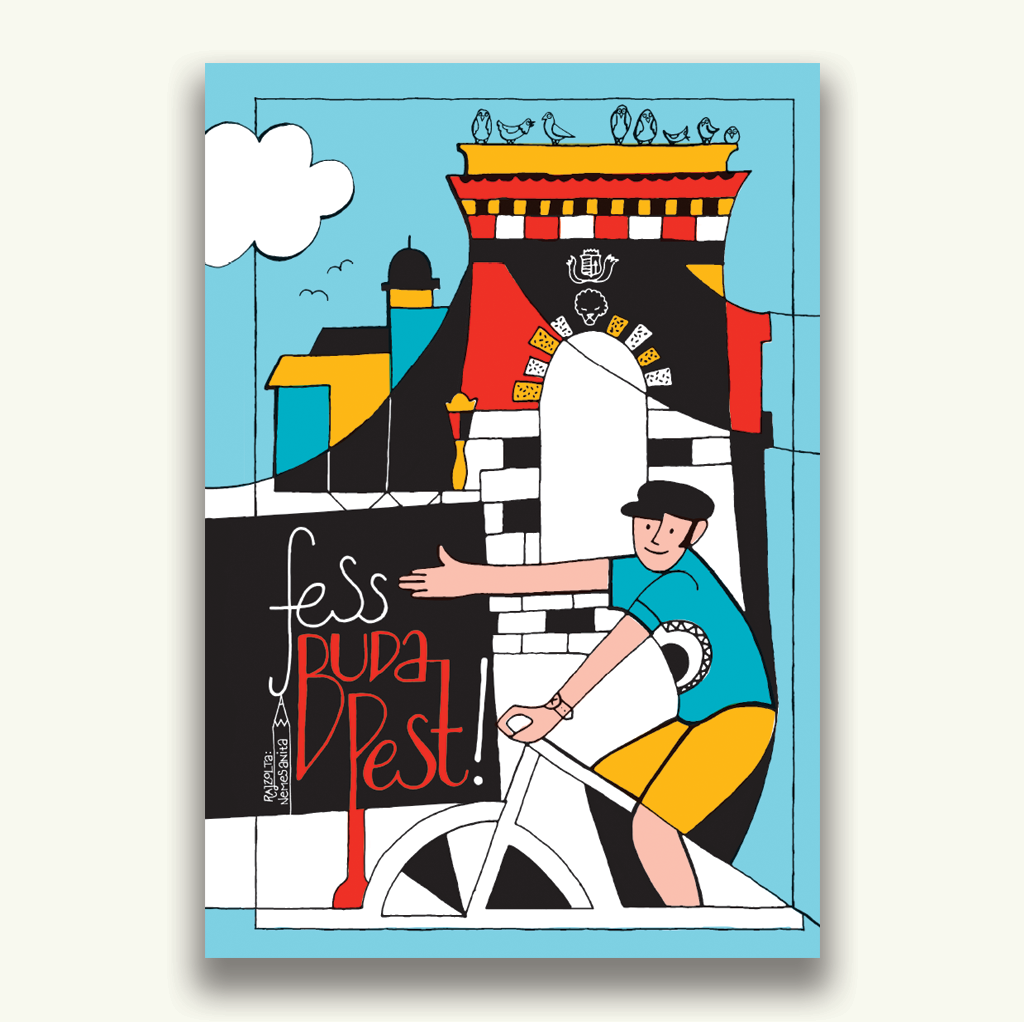 Paint Budapest coloring page EN
