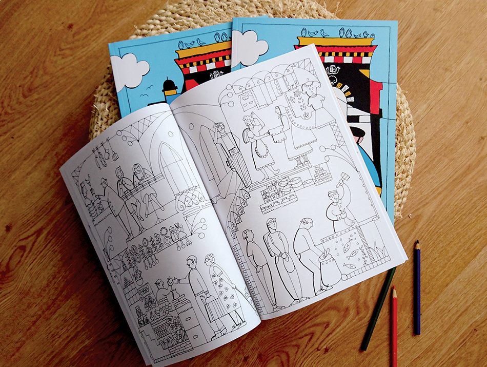 Paint Budapest coloring page EN