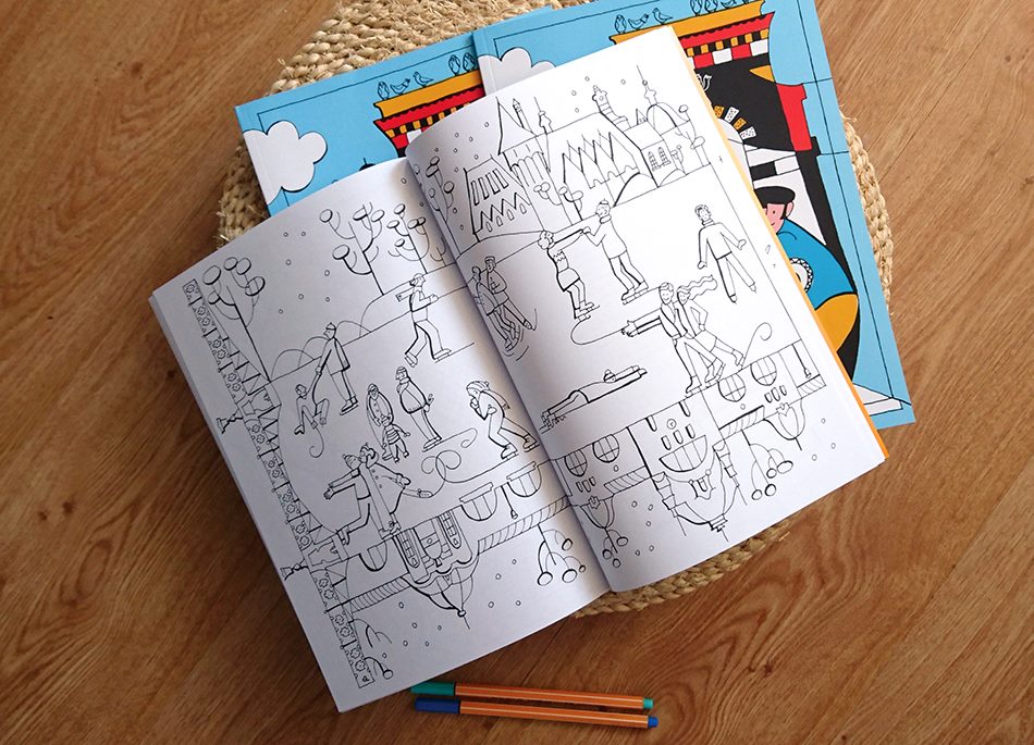Paint Budapest coloring page EN