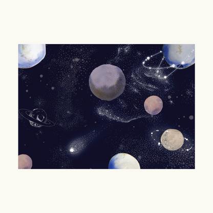 Galaxis képeslap