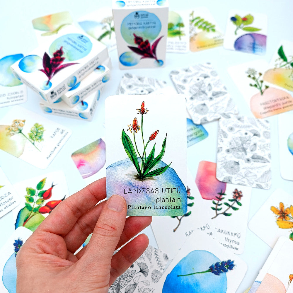 Memory card with herbs