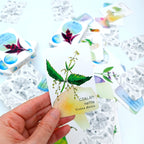 Memory card with herbs