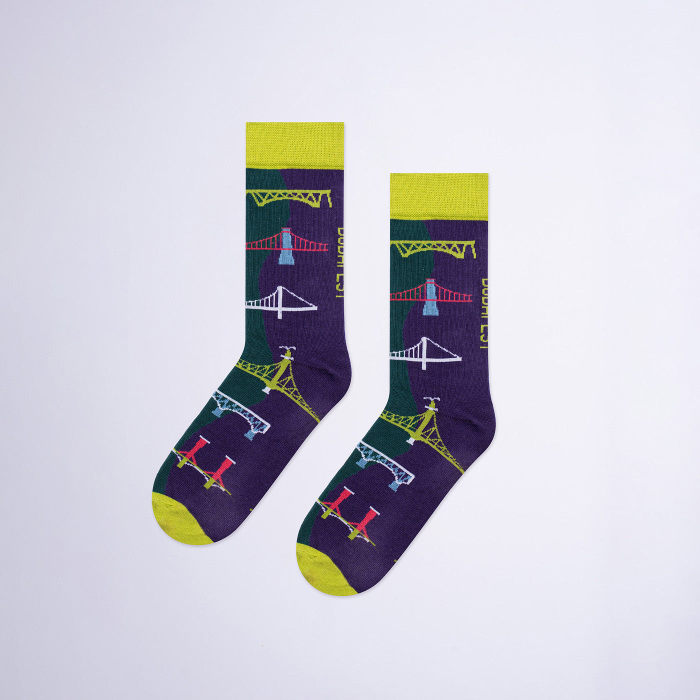 Budapest Bridges Socks