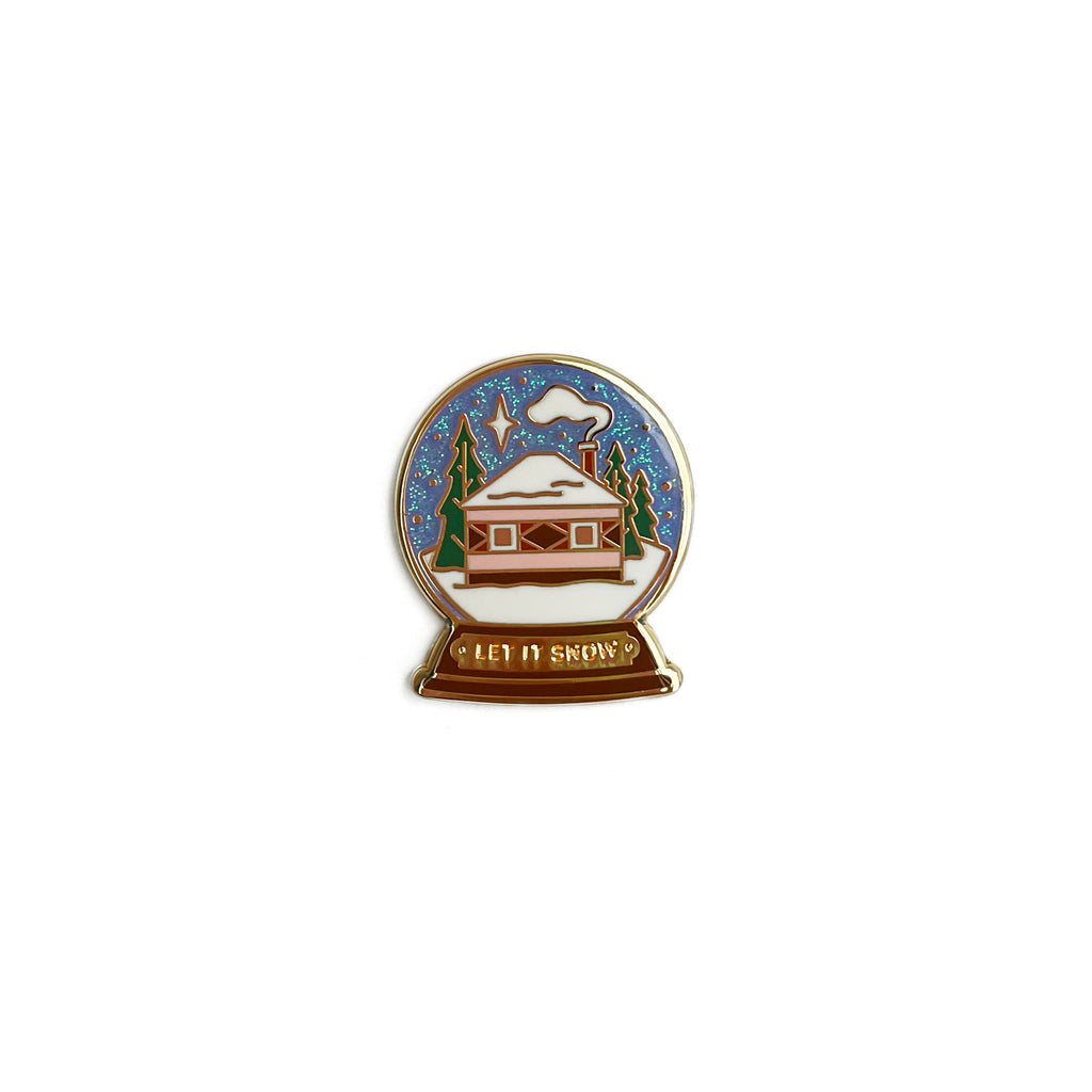 Kádár-kockás hógömb kitűző