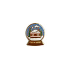 Kádár-kockás hógömb kitűző