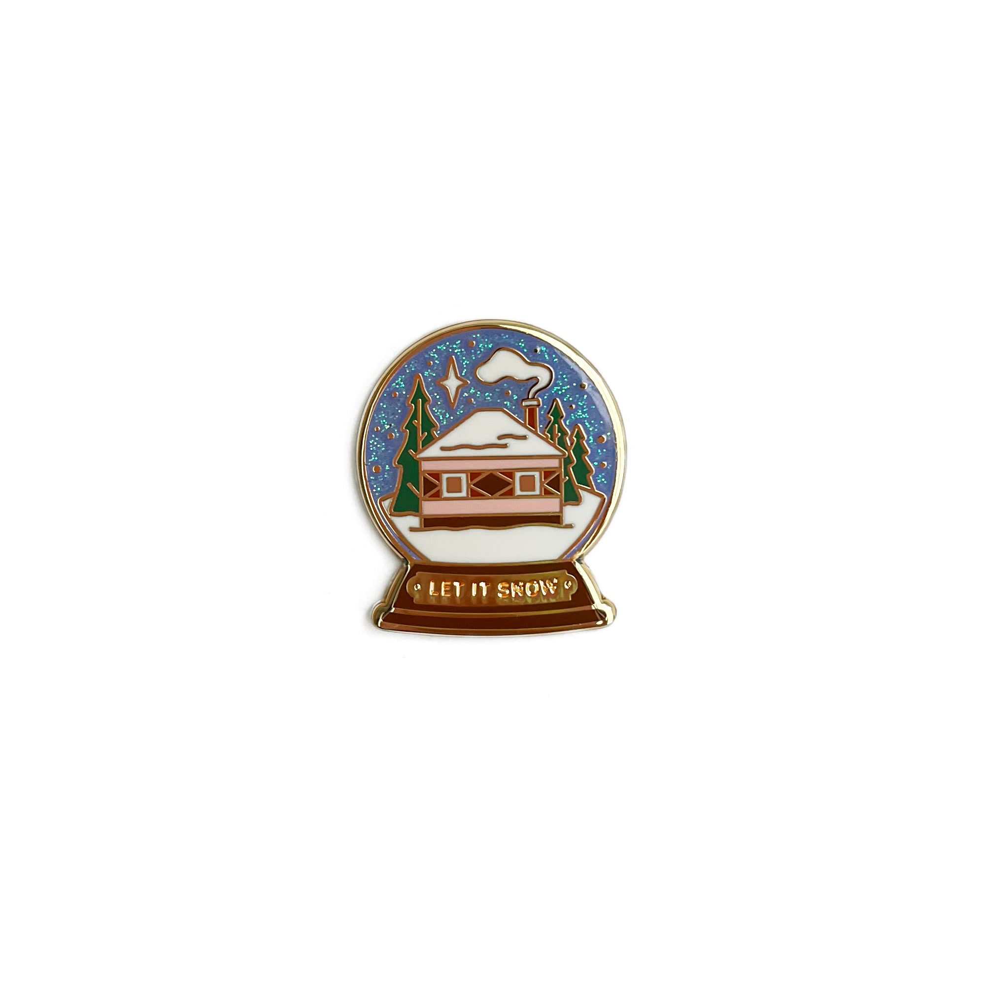 Kádár-kockás hógömb kitűző