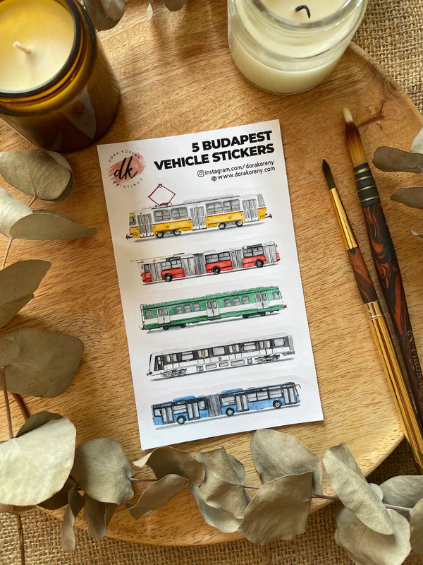 Budapesti járművek matricaív