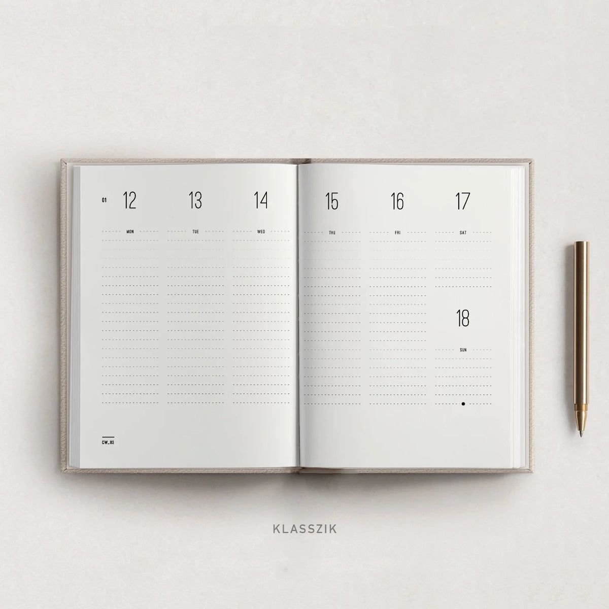 Planbook 2027 határidőnapló KLASSZIK