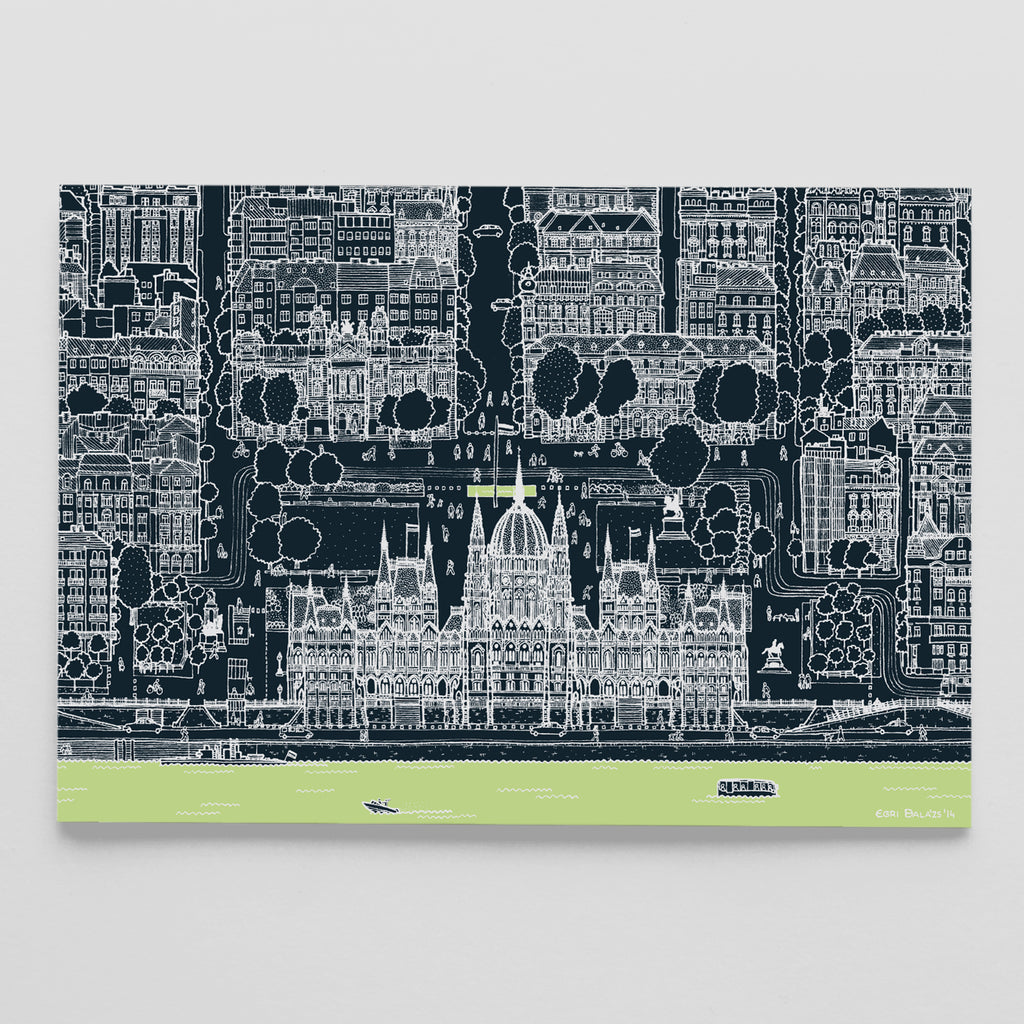 Kossuth Square postcard