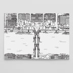 Chain Bridge postcard