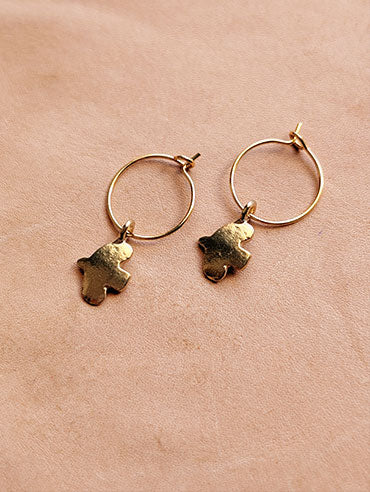 Horoscope concrete earrings - Aquarius