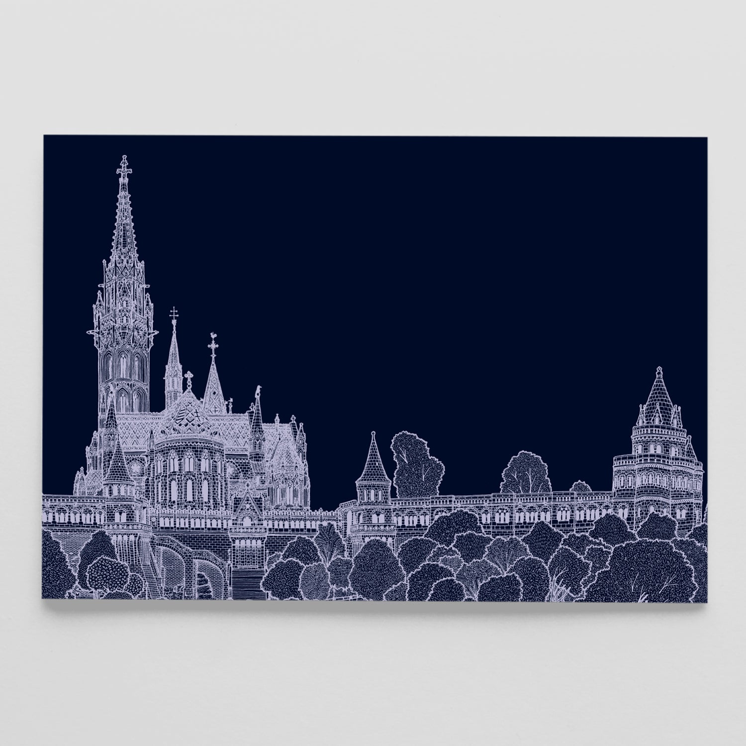 Matthias Church postcard