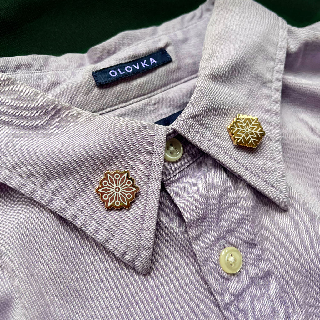 Snowflake Gingerbread Couple Pin (2)