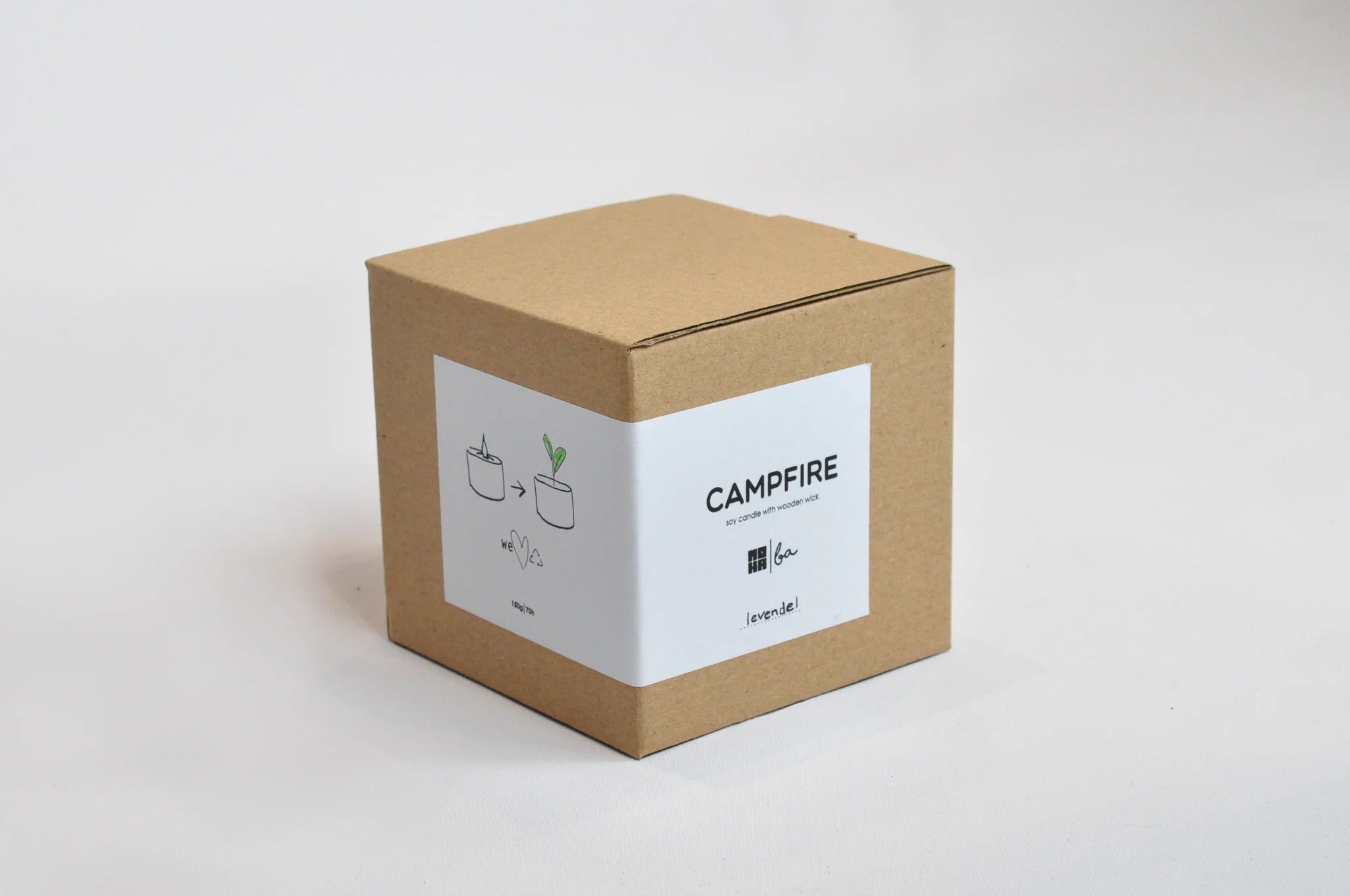 Szójagyertya beton kaspóban