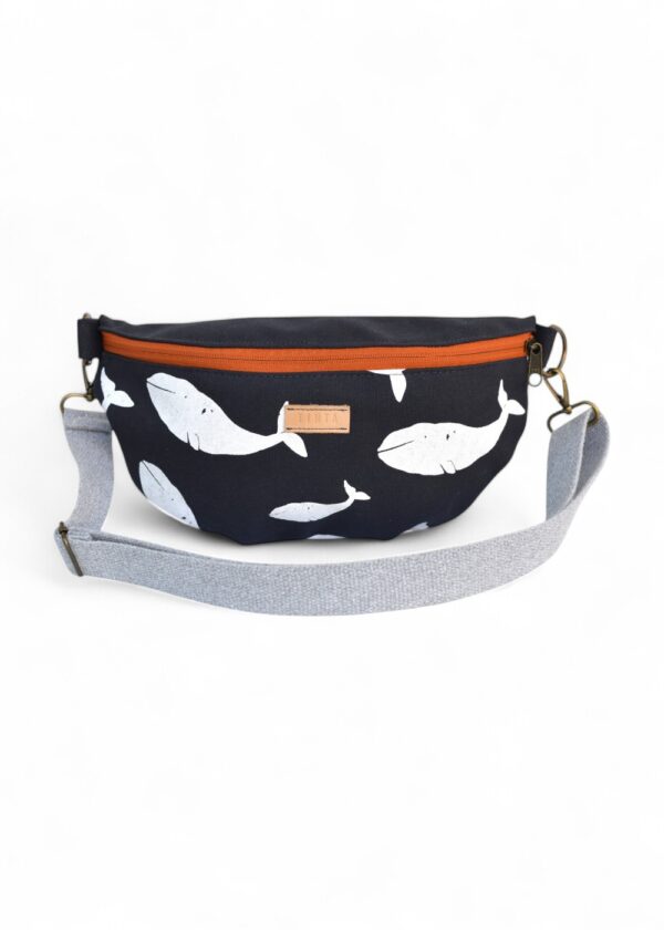 Fanny Pack - Black, Ocean