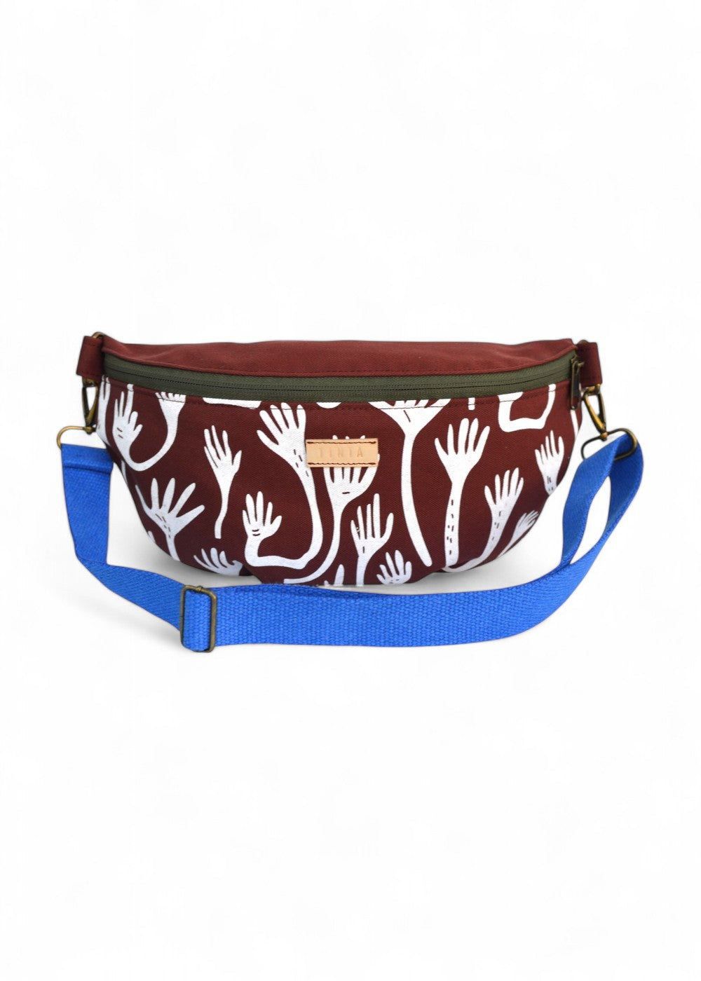 Övtáska - Bordó, kezes