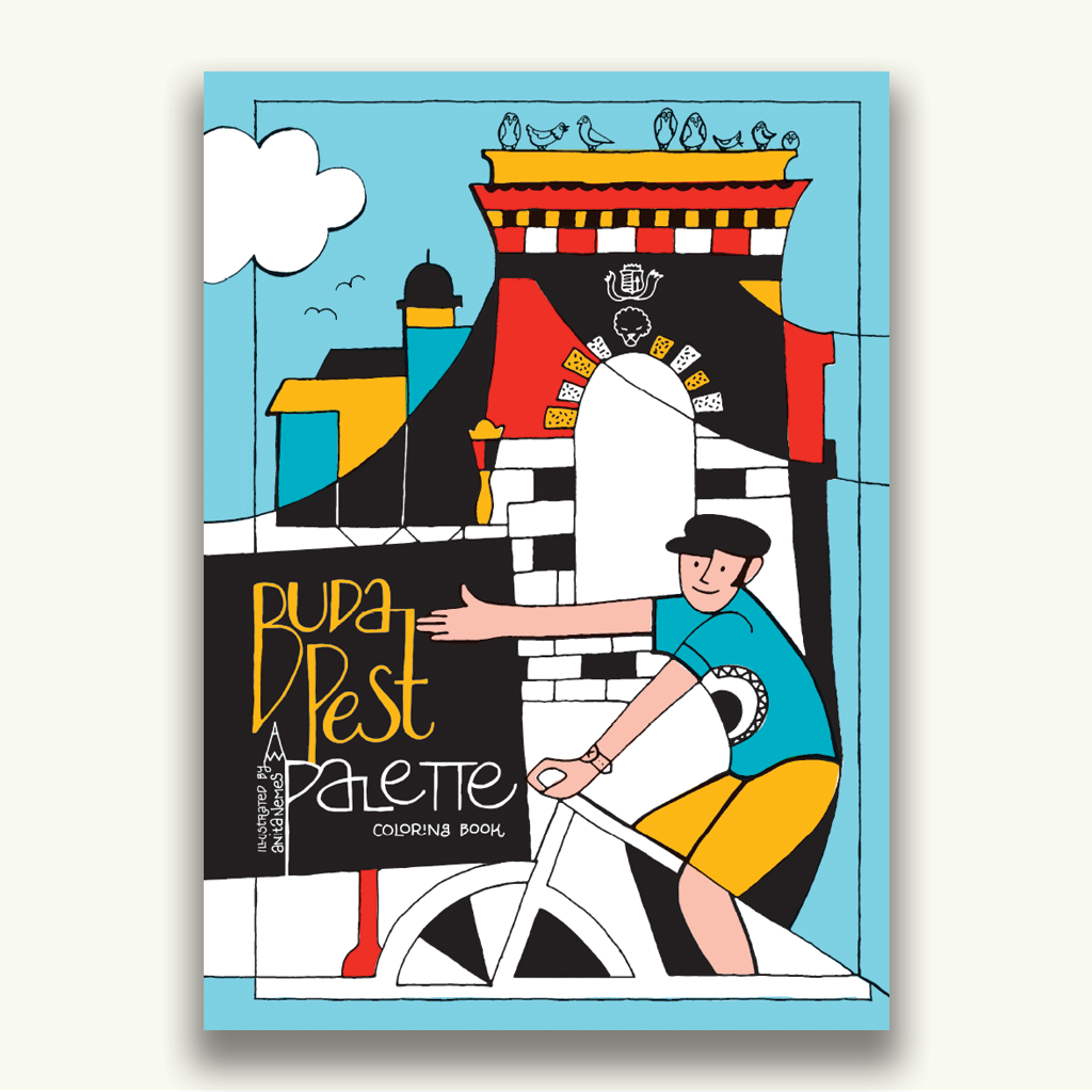 Budapest Palette coloring page EN