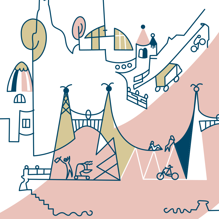 Room for rent pink with a view screen print B2 