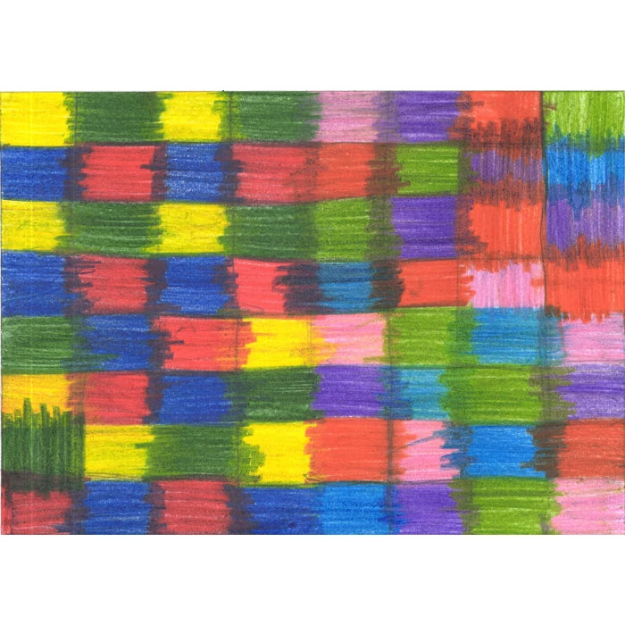 Calcetines de campos de arte autista