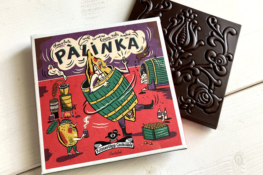 Pálinkás kakaóbab csokoládé