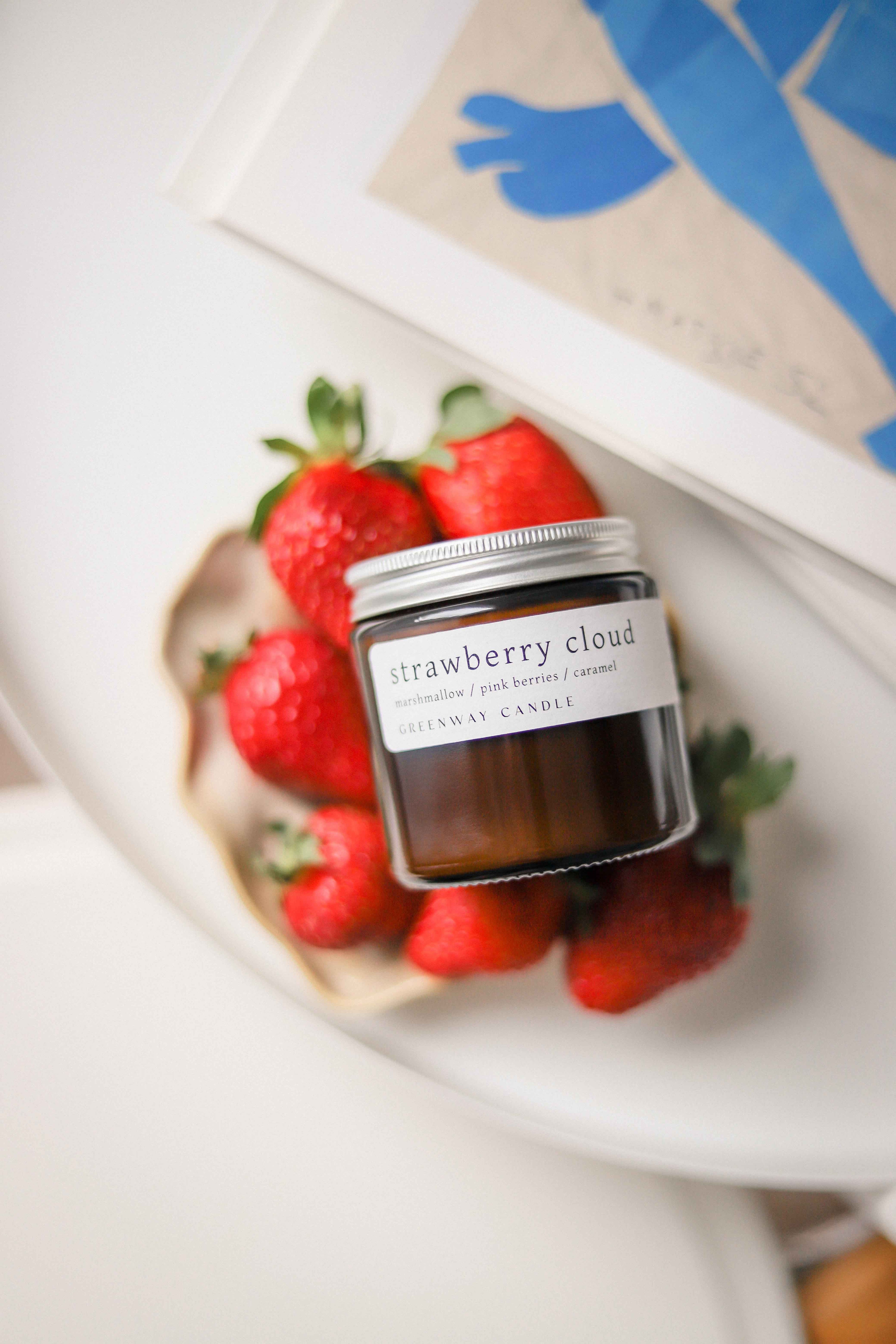 Strawberry cloud szójagyertya