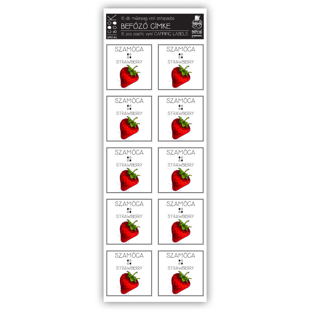 Washable canning labels - various