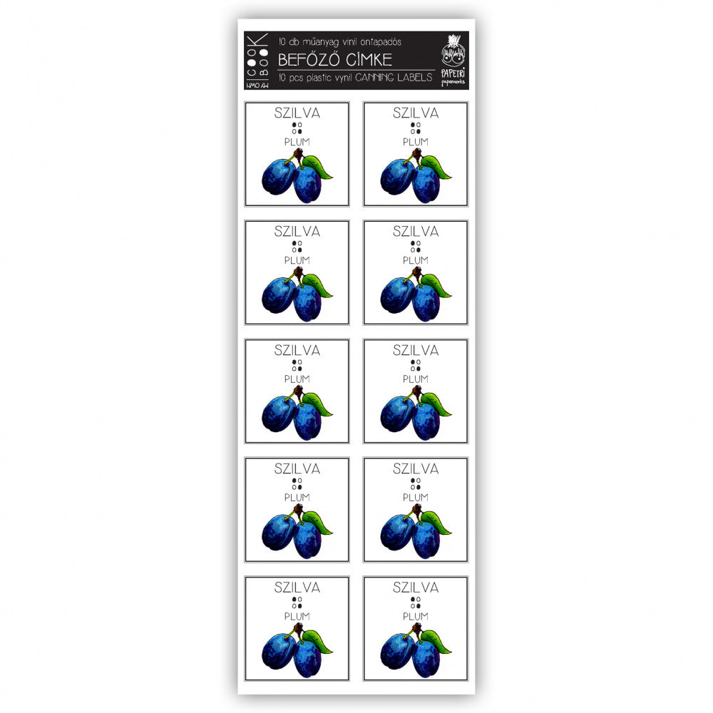 Washable canning labels - various
