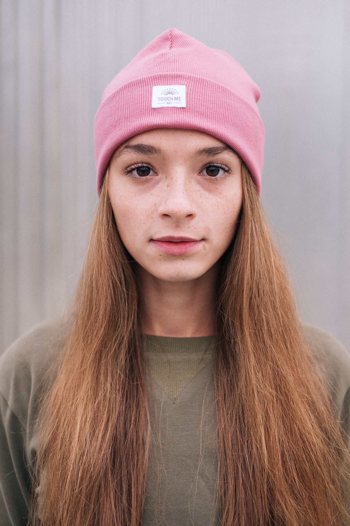 RIB BEANIE / ROSEWOOD