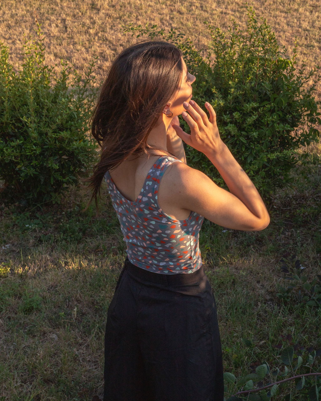 SARA TOP / TERRAZZO GREY