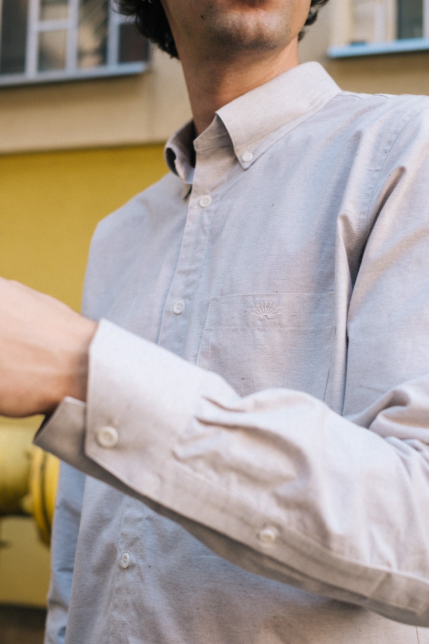 RETOUCH SHIRT / GREY
