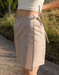 FLAP SKIRT / NATURAL LINEN