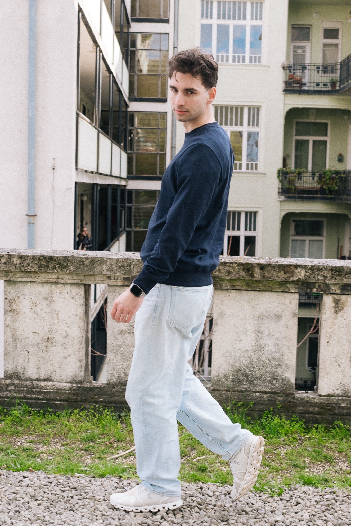 CREWNECK / 3D NAVY