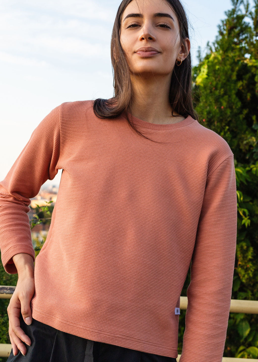 ANA CREWNECK / CEDAR