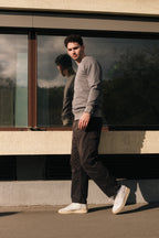BICOLOR CREWNECK / ASH