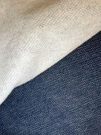 TWO-COLOR CREWNECK / NAVY
