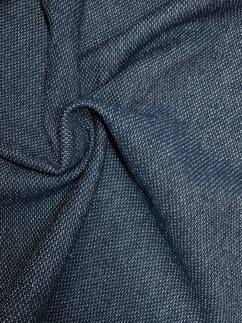 TWO-COLOR CREWNECK / NAVY