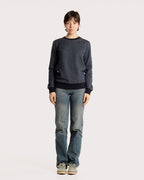 TWO-COLOR CREWNECK / NAVY