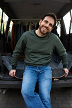 BICOLOR CREWNECK / PINE