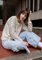 HEMP CREWNECK / ECRU