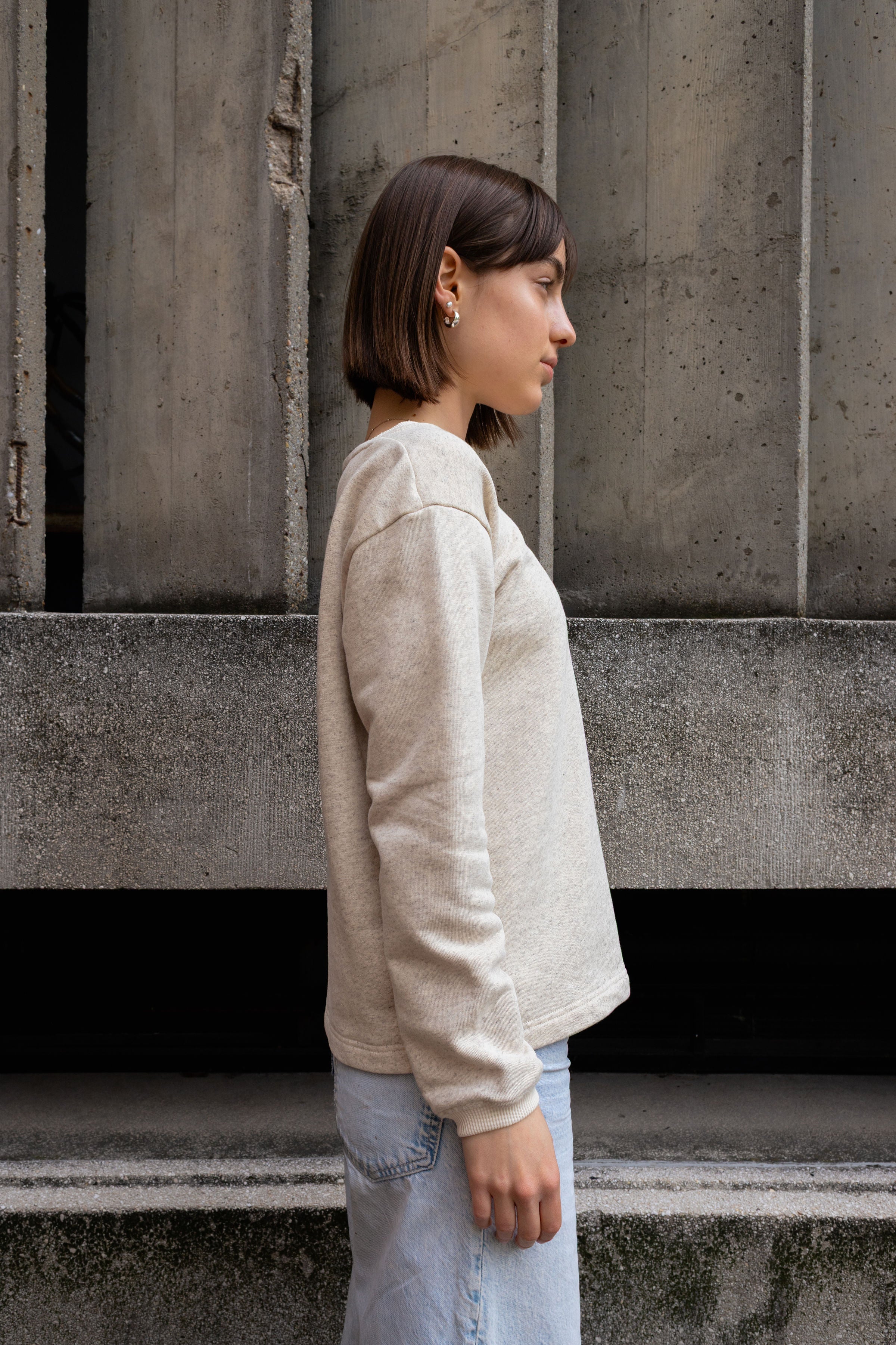 HEMP CREWNECK / ECRU