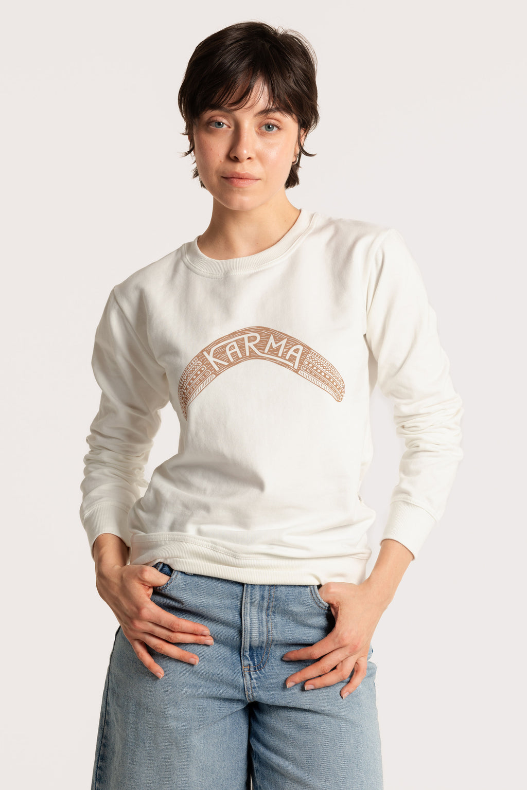 KARMA CREWNECK / ECRU