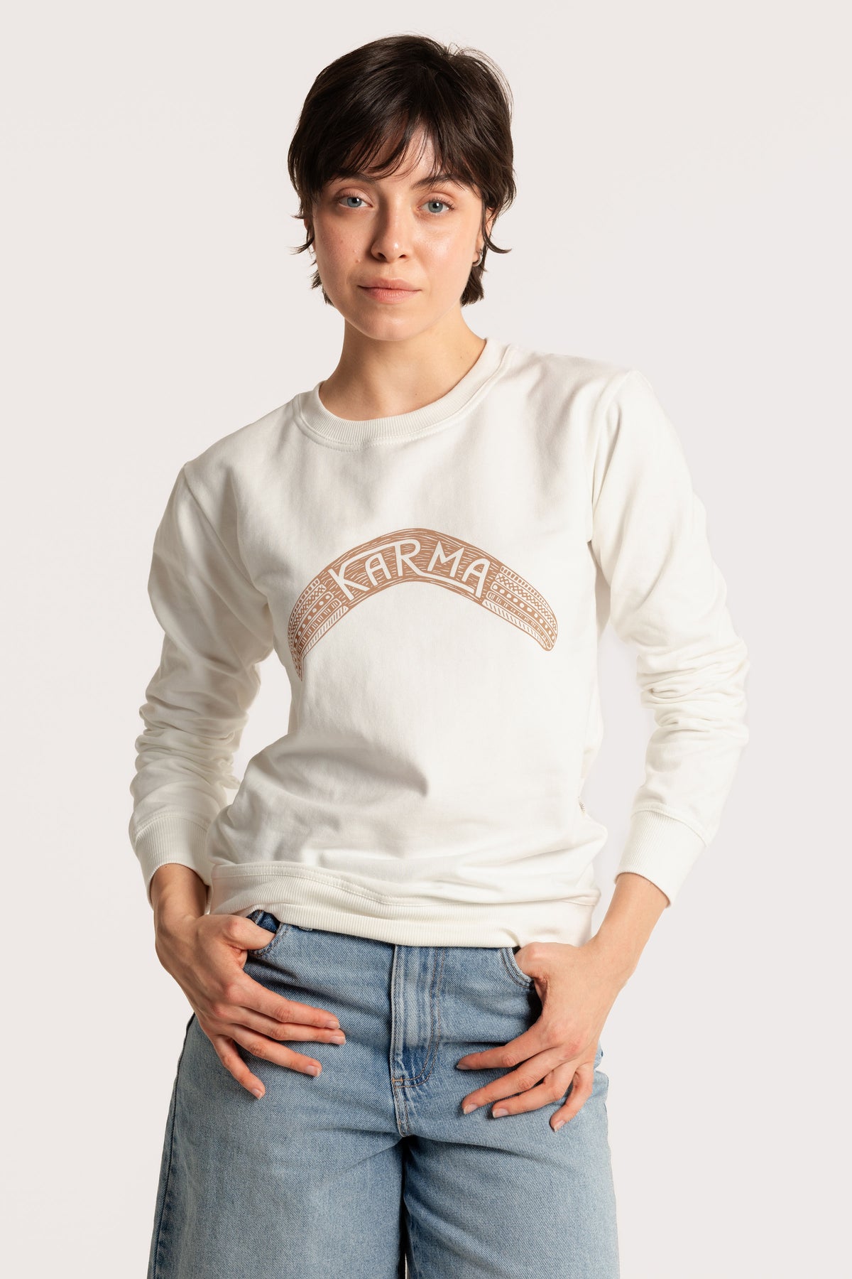 KARMA CREWNECK / ECRU