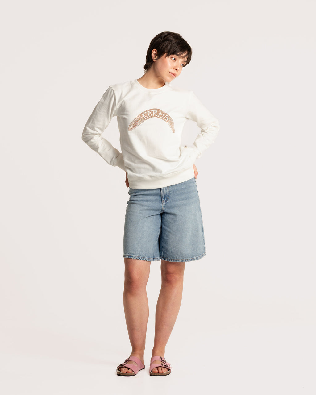 KARMA CREWNECK / ECRU