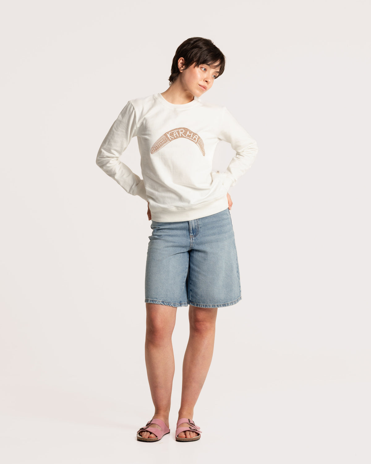 KARMA CREWNECK / ECRU