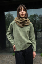 SPECKLES CREWNECK / OLIVE