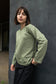 SPECKLES CREWNECK / OLIVE