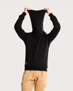HEMP FUNNELNECK / BLACK