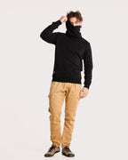 HEMP FUNNELNECK / BLACK